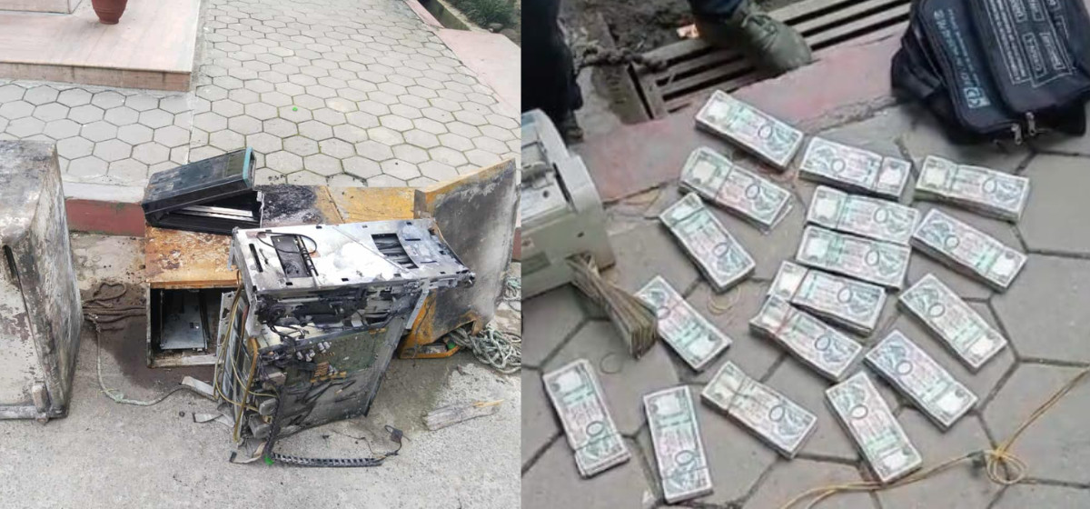 एटिएम फोडेर लुटपाट गर्न लागेको १७ लाख प्रहरीको नियन्त्रणमा