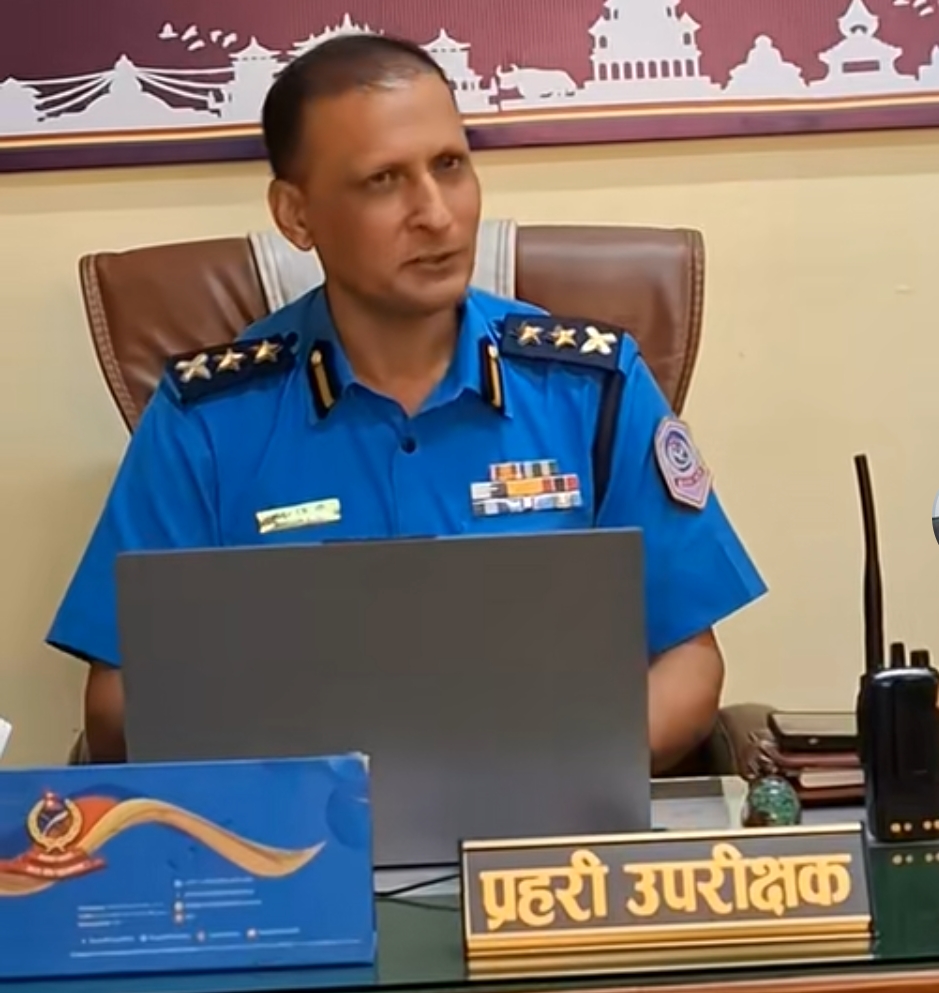 नेपाल प्रहरीको बिधि विधानमा रहेर सुरक्षा प्रदान गर्ने बाँके प्रहरी प्रमुख एसपी अंगुर जिसी
